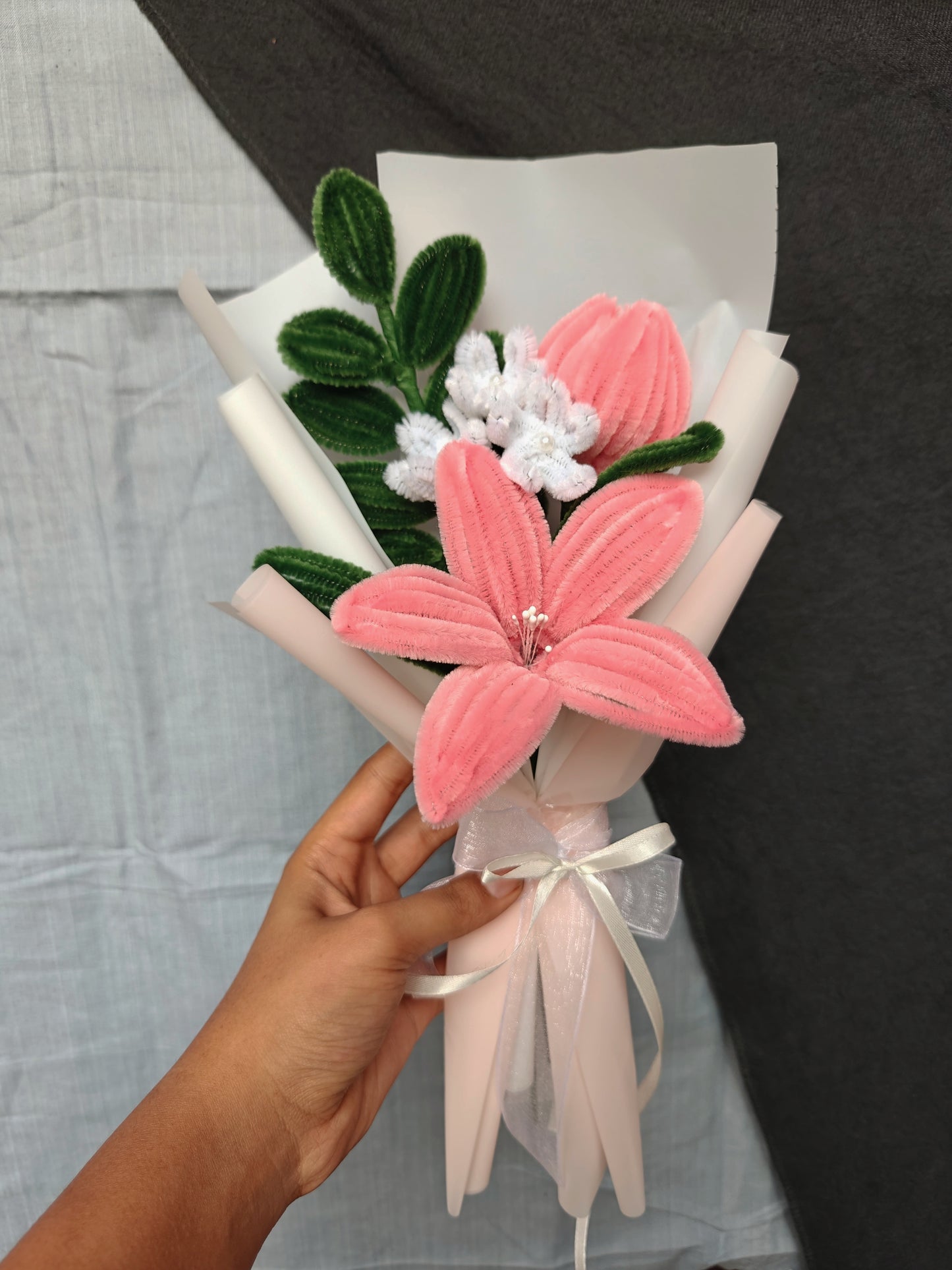 Tulip Lilly daisy bouquet