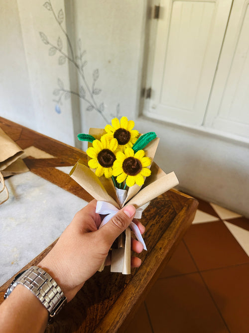 3 Sunflower  bouquet