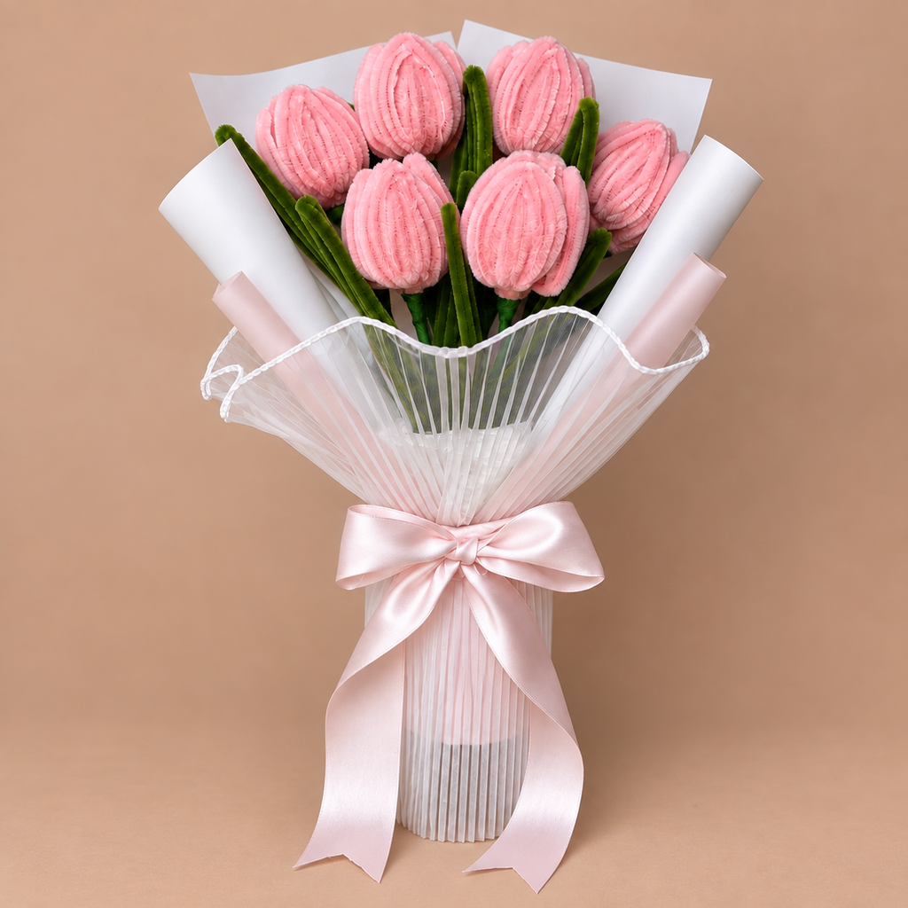 Pink Tulip Bouquet